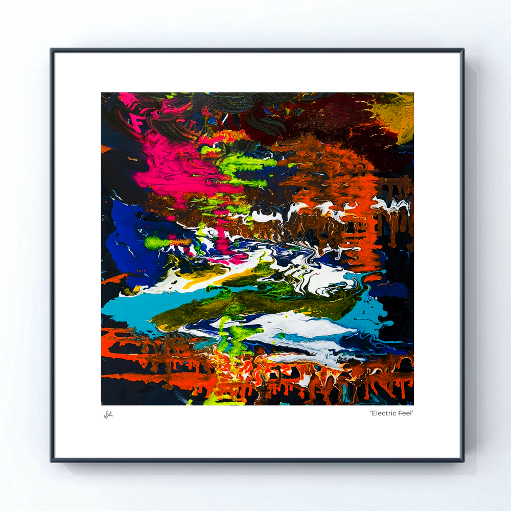 MGMT 'Electric Feel' Art Print — Synesthesia Art by Sarah Kraning